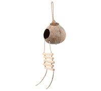 VANZACK Lit Nid Oiseau Suspendu Coquille De Noix Suspendue Nichoir Décoratif pour Perroquet Lit De Détente pour Oiseaux De Compagnie