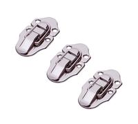 VANZACK Loquet en Fer Robuste pour Guitare, Lot de 3 Fermoirs en Acier Inoxydable, Fermeture Sécurisée pour Valise et Bagages, Accessoires de Voyage et Boîtes de Rangement