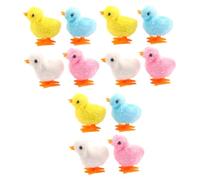 VANZACK Lot de 12 Poussins en Peluche À Remonter Balançoire pour Poulet Poussin en Peluche Jouet pour Enfants