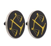 VANZACK Lot de 2 Broches Balance Justice en Alliage Métallique pour Costume Homme et Femme Insigne Avocat Vintage Accessoire Formel pour Juges Étudiants en Droit et Professionnels du