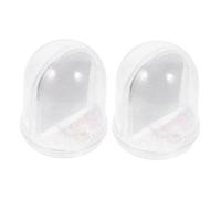 VANZACK Lot de 2 Cadres Photo en Plastique Vierge pour Boule à Neige Liquide, Kit DIY pour Activités Manuelles Garçon et Filles, Décoration Festive Noël et Nouvel an, Boule à Neige