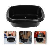 VANZACK Lot de 2 Paniers Arrière pour Vélo Garçon et Filles en Plastique Noir Compatible Tricycle et Trottinette Panier Suspendu Robuste Fixation par Vis Transport Jouets et