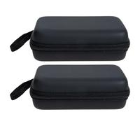VANZACK Lot de 2 Pochettes de Rangement à Fermeture Éclair en EVA Rigide Protection pour Disques Durs Organisateur Polyvalent pour Câbles USB et Accessoires Électroniques pour Voyage