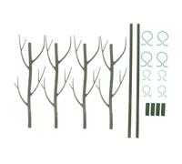 VANZACK Lot De 2 Supports pour Plantes Grimpantes Intérieur Et Balcon 100 Cm Hauteur en PP Résistant Cadre Décoratif Branche D’Arbre Treillis Jardin Polyvalent pour Fleurs Et Vignes