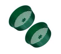VANZACK Lot De 2 Tamis De Sol Multifonctions pour Plantation De Jardin Grand Tamis Filtre Fin Forme Sèche Maille PP Verte