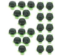 VANZACK Lot de 20 Mini Figurines de Tortues en Résine Décorations d'Aquarium Tortue Micro-Terrarium Statues Marines Petites Tailles Ornement Polyvalent pour Aquarium Jardin et Bureau