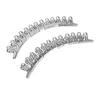 VANZACK Lot de 25 Pinces à Billets en Acier Inoxydable 42 CM Trombones de Livre Moyens et Grands Pinces à Reliure Robustes pour Bureau Rangement de Documents et Organisation de