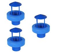 VANZACK Lot De 3 pour Aquarium Pompe À Eau Flotteurs Distributeur Submersible Humidificateur Couvercle Abs Bleu