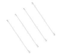 VANZACK Lot de 4 Baguettes de Remplacement Transparentes 29-34 Cm pour Stores Verticaux, Commande à Baguette en Plastique Léger pour Ouverture et Réglage Facile des Stores, Accessoires