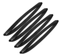 VANZACK Lot de 4 Bandes Élastiques en Silicone Noir 30 X 1,8 Cm pour Serviettes de Plage, Sangles Extensibles pour Chaises de Plage, Accessoires Indispensables pour Fixation et Maintien