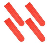 VANZACK Lot de 4 Protège-Chaînes en Plastique pour Tronçonneuse 45,7 CM - Fourreaux de Barre Résistants aux Intempéries - Cache-Chaînes Anti-Rayures pour Pièces de Rechange Extérieur