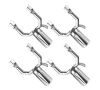 VANZACK Lot de 4 Supports de Branches d'arbre Fruitier en Aluminium, Tuteurs Résistants aux Intempéries, Couleur Argenté, Dimensions Universelles, pour Vergers et Jardins, Maintien
