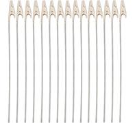 VANZACK Lot de 50 Pinces Crocodiles Métalliques 15 Cm, Clips Photo et Porte-mémos Robustes pour Loisirs Créatifs, Support Tableau Mural et Rangement Décoratif pour Maison et Bureau