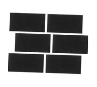 VANZACK Lot de 6 Autocollants Noirs Bloquant la Lumière LED pour Appareils Électriques Design Découpable en Papier Couché, Faciles à Utiliser pour Maison et Bureau