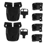 VANZACK Lot De 6 Clips De Fixation pour Couvercle De Spa Résistants Aux Intempéries pour Réparation De Loquets De Spa Noir