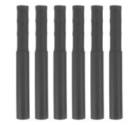 VANZACK Lot de 6 Rallonges de Manche de Golf en Fibre de Carbone, Extension de Club de Putter et Fer, Diamètre 0,550 inch, Couleur Noire, Accessoires Polyvalents pour Bois, Fers