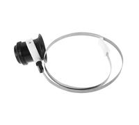 VANZACK Loupe Frontale Loupe De Bijoutier Acier Inoxydable Anneau Grossissante Précision Bijoutier Réparation Montre Portable Œilleton Réglage