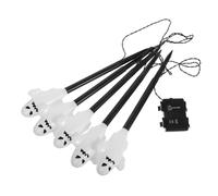 VANZACK Lumières LED Fantôme Halloween Extérieures Étanches avec Piquet Décoration Lumineuse pour Jardin Pelouse et Allée Économie Énergie Installation Facile