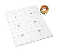 VANZACK Magnetic Geoboard for Reusable Transparent Pegboard Math Manipulative Stem Educational Tool for Classroom and Home Learning in