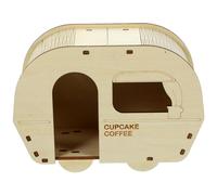 VANZACK Maison De Cachette Décorative pour Hamsters Refuges pour Rongeurs Jouets pour Rats Espace De Sommeil Confortable pour Petits Animaux