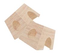 VANZACK Maison pour Animaux De Compagnie Cachette De Hamster pour Élever des Poussins Rutin Abri Bois pour Hamsters Et Petits Animaux