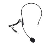 VANZACK Microphone Filaire avec Casque Amplificateur Portable pour Enseignement et Guide Touristique et Facile à Transporter Clair