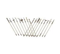 VANZACK Mini Modèles D’Armes Anciennes en Alliage De Zinc 18 Pièces pour Collectionneur, Décoration Artisanale, Jouet Miniature Éducatif pour Garçon Et Filles Et Bureau