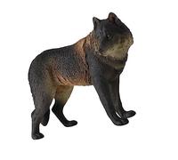 VANZACK Modèle Loup Réaliste Plastique Solide Éducatif et Décoratif pour Garçon Fille Figurine Résistante et Peinture