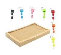 VANZACK Montessori Éducatif Sensoriel pour Tout-Petits avec Jeu Association et Serrures Colorées Plateau Éveil pour Garçon Fille Autiste et Développement Cognitif