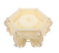 VANZACK Moule en Plastique Beige pour Piliers Romains en Béton Réutilisable Design Précis pour Base de Sculpture et Ornements de Jardin Jardins Privés