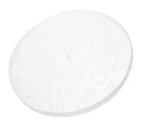 VANZACK Moule en Silicone Flexible pour sans Odeur Chiffres Arabes et Romains Création de Cadran Rond Horloge DIY Décoration Artisanale