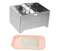 VANZACK Moule Presse Tofu Inox Acier Outil Pratique pour Fabrication Maison de Tofu Ménager