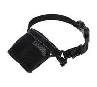 VANZACK Muselière Anti-Morsure pour Chien Transparente Anti-Aboiements Et Morsures Respirante pour Petits Chiens Masque Buccal pour Adultes en Polyester Noir