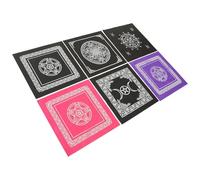 VANZACK Nappes de Table pour Cartomancie 6 Pièces en Tissu Non Tissé Toucher Confortable et Design Créatif pour Décoration Mystique et Jeux de Tarot