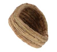 VANZACK Nid Poule Paille Tissé Main pour Pondeuse Confort et Facilité de Collecte Œufs Poulailler Extérieur Pratique pour Élevage Domestique