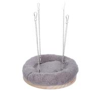 VANZACK Nid Suspendu pour Perroquet en Coton et Bois, Hamac Chaud et Confortable pour Cage D'oiseau en Hiver, Design Gain de Place pour Calopsittes et Conures