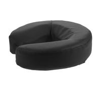 VANZACK Oreiller de Massage Visage Coussin Facial Spa, U, Pu/pvc/mousse, Noir, Structure en U, pour Table de Massage et Chaise, pour Spa Beauté et Domicile, Thérapeutes et Particuliers