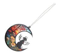 VANZACK Ornement Commémoratif pour Chat Carillon Éolien Souvenir Animaux De Compagnie Attrape-Soleil pour Chien De Perte Décoration De Lune Acrylique à Suspendre