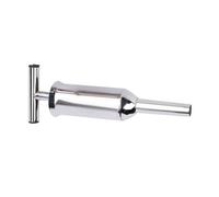 VANZACK Outil de Remplissage à Saucisse Acier Inoxydable Grand Format Poussoir Manuel pour Viande Hachée Tube Farce Saucisses Robuste et Facile à Nettoyer pour Cuisine Maison