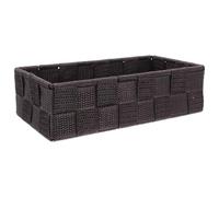 VANZACK Panier de Rangement Design Élégant Multifonctionnel en Tissu Oxford Structure en Acier Inoxydable , Gain de Place pour Salle de Bain et Coiffeuse