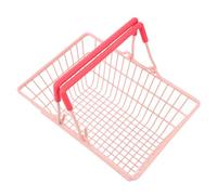 VANZACK Panier de Rangement Mini pour Maquillage et Épicerie Panier à Main Pratique pour Maison et Supermarché avec Poignée pour Organisation de Table et Rangement Quotidien