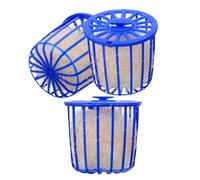 VANZACK Panier Nidification pour Oiseaux Jute 3pcs, Jouet Enrichissement Oiseau Portable, Plastique Solide, pour Usage Extérieur et Reproduction Perruches