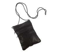 VANZACK Paquet Bandoulière en Cuir Souple pour Téléphone Portable Petit Paquet Portefeuille Zippé Compact pour Femme Bandoulière Ajustable Pochette de Voyage Vintage pour Sorties et