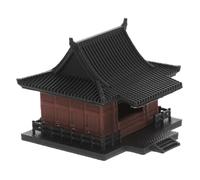 VANZACK Pavillon Chinois Miniature Décoratif pour Jardin Zen Ornement de Table Style Traditionnel pour Bonsaï Aquarium et Micro Paysage Fabrication Fine et Résistante