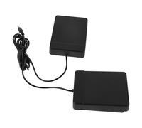 VANZACK Pédale de Grosse Caisse Électrique Double en Métal et Abs avec Connectivité Optimisée et Sensibilité Améliorée pour Accessoires de Batterie Noire