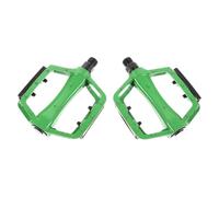 VANZACK Pédales de Vélo en Alliage d'Aluminium Vert Antidérapantes Pliantes Compatibles VTT et Vélos de Route Système de Fixation Rapide Repose-Pieds Ergonomiques pour Garçon et