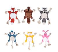 VANZACK Peluche pour Chien Ours Adorable avec Bruit à Mâcher Interactif Matériaux Premium pour Chiens et Chiots Réduit Les Comportements Destructeurs et Amuse Animaux