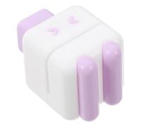 VANZACK Perforatrice pour Garçon et Filles à Trou Unique, Mini Perforatrice Circulaire Manuelle en Abs et Aiguille Inox, Violette, pour Loisirs Créatifs DIY et Papier, Développe