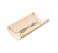 VANZACK Petite Balançoire pour Hamster Lit Suspendu Bambou Jouet pour Animaux De Compagnie avec Chaîne Dimensions