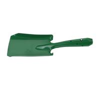 VANZACK Petite Pelle à Cendres Carrée en Métal, pour Cheminée et Jardin | Vert, Prise en Main D'une Seule Main, Nettoyage Rapide des Braises, Outil Portable pour Professionnels